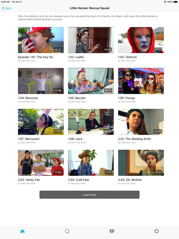 New Sky Kids iPad screenshot