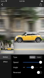 motion blur - panning photo iPhone Captures Décran 1