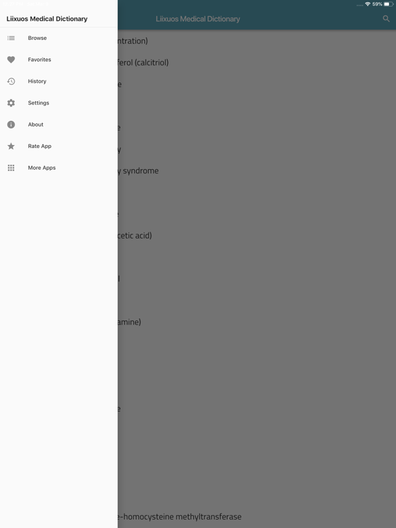 Liixuos Medical Dictionary iPad screenshot 4 - Medical app