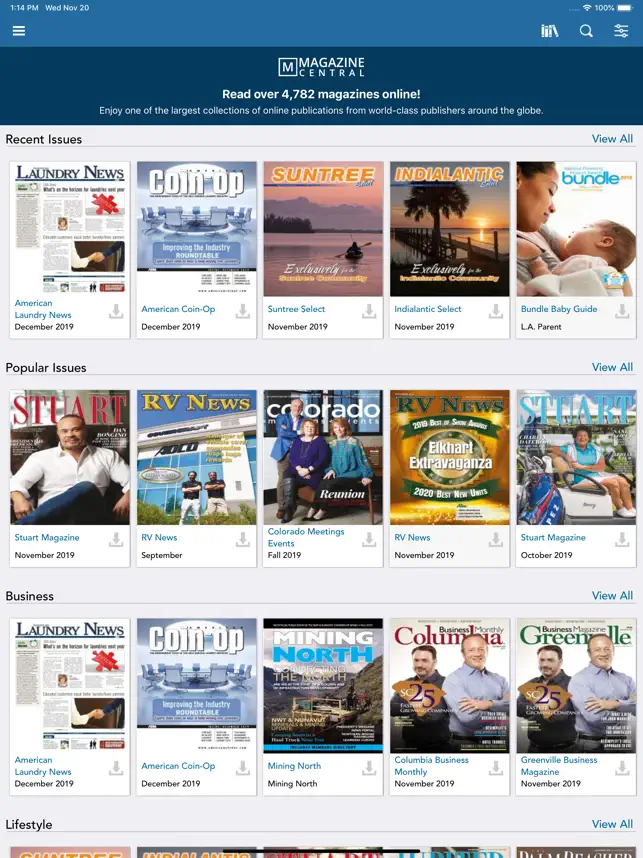 Captura de Pantalla 1 Magazine Central iphone