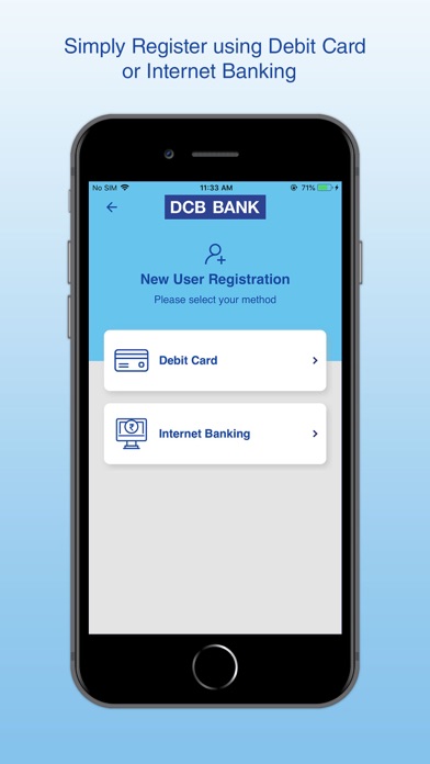 DCB Bank Mobile Banking Screenshot