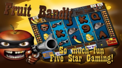Screenshot #1 pour Fruit Bandit Ace Slots Machine