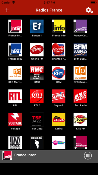 Screenshot #1 pour Radios France FM