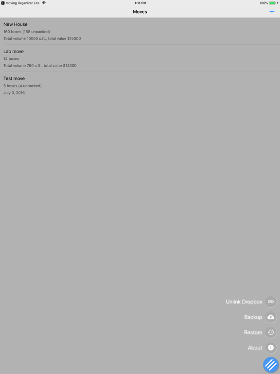 Screenshot #4 pour Moving Organizer Pro