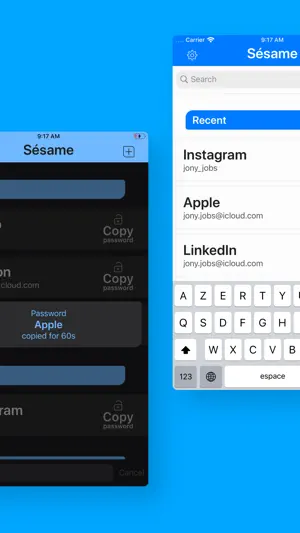 Sésame secure Password Manager screenshot 4