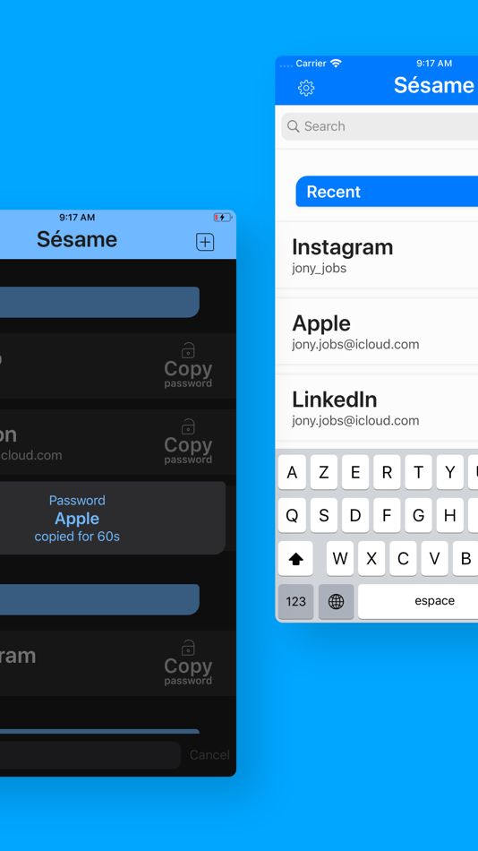 #4. Sésame secure Password Manager (macOS) 由: Penchenat Romain