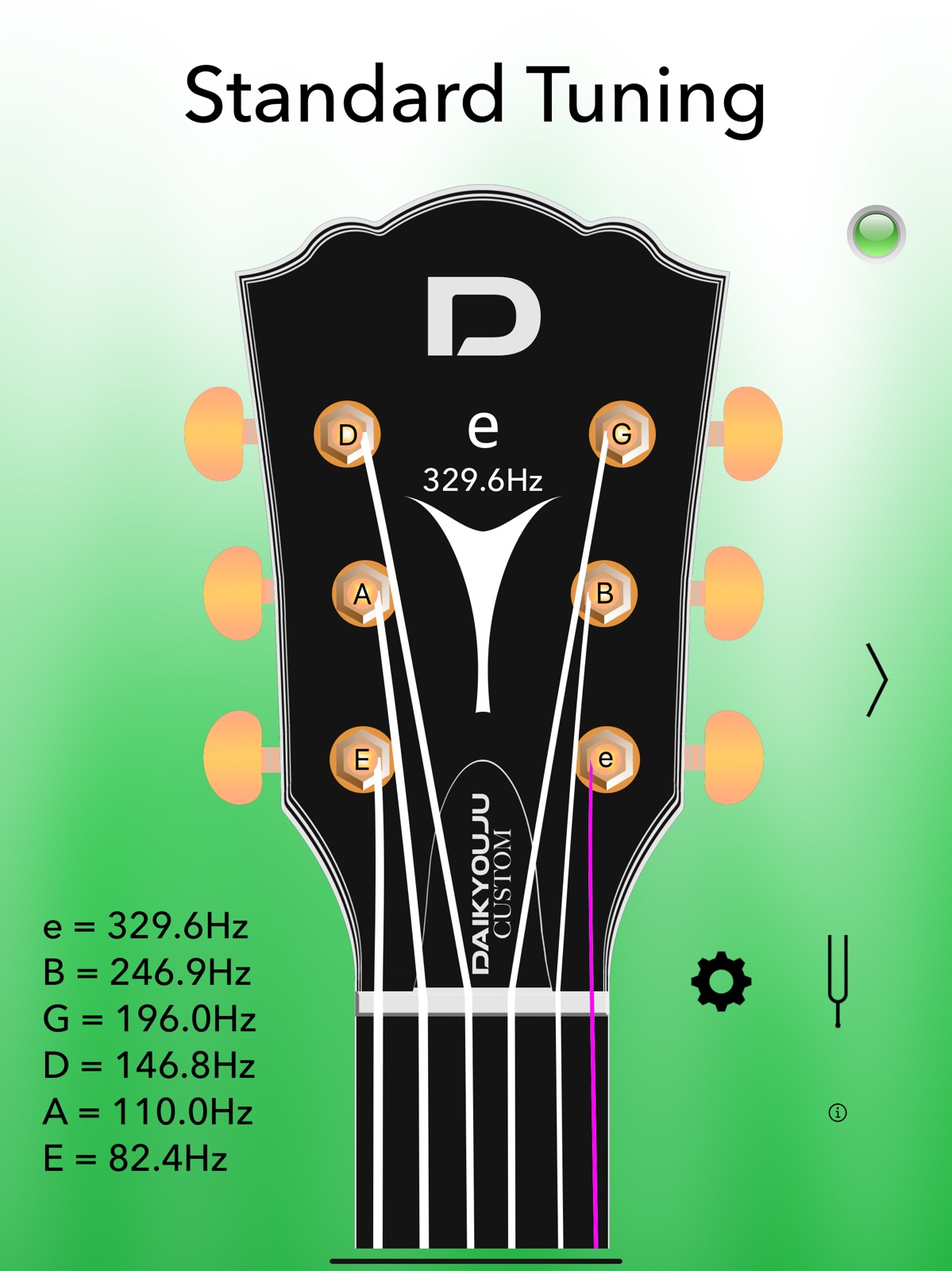 Acoustic Guitar Tuner Pro ipad screenshot 1