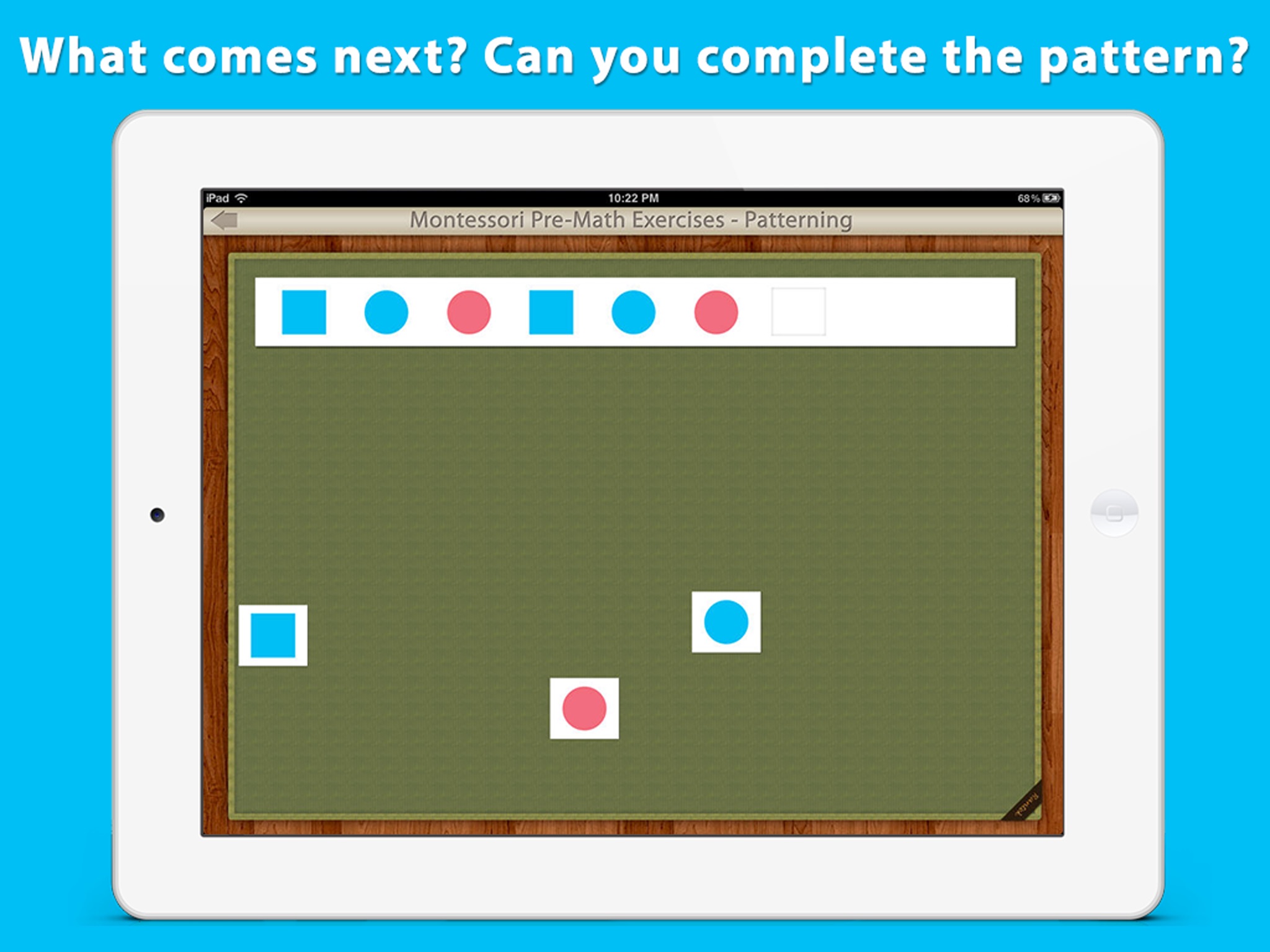 Montessori Pre-Math Patterning screenshot 4