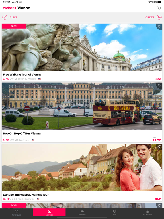 Vienna Guide Civitatis.com iPad screenshot 2 - Travel app