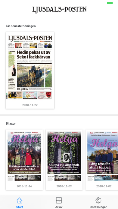 Screenshot #1 pour Ljusdals-Posten e-tidning