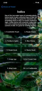 Strains of Weed screenshot #2 for iPhone