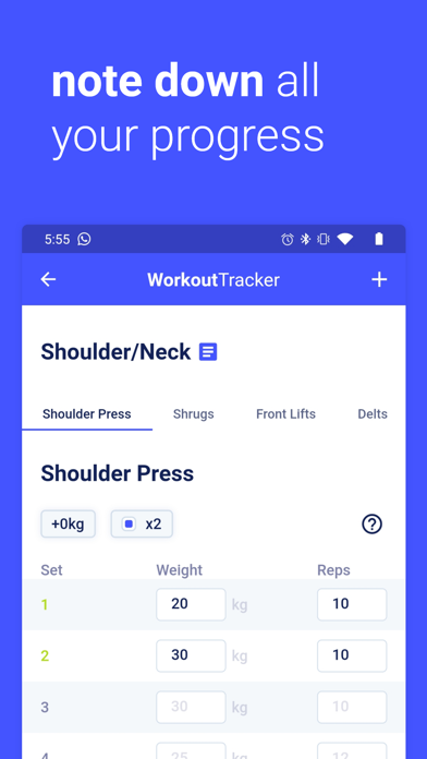 WorkoutTracker – Fitness Log screenshot 3