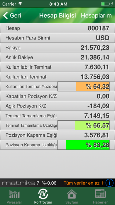 Garanti FX Trader Screenshot