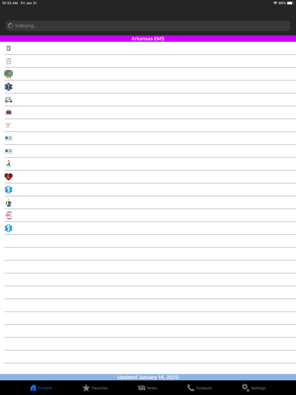 Arkansas EMS iPad screenshot 2 - Medical app