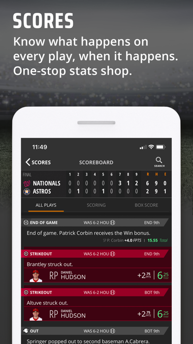DK Live - Fantasy Sports News Screenshot