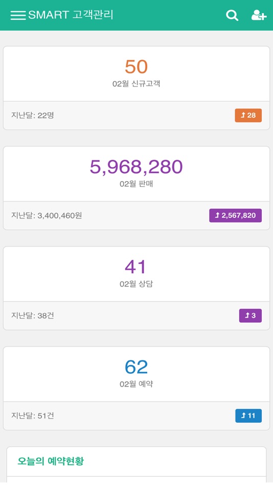 #1. 유비플러스 SMART 고객관리 (iOS) Με: Ubiplus