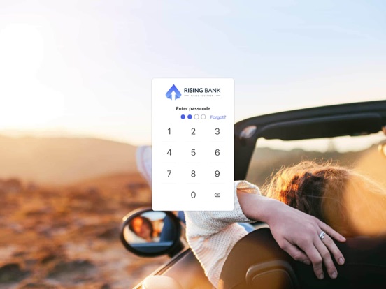 Rising Bank iPad screenshot 2 - Finance app