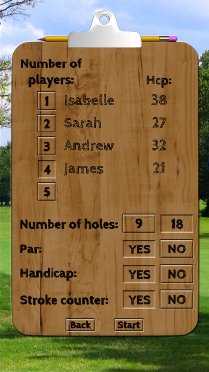 Golf & Discgolf scorecard Pro