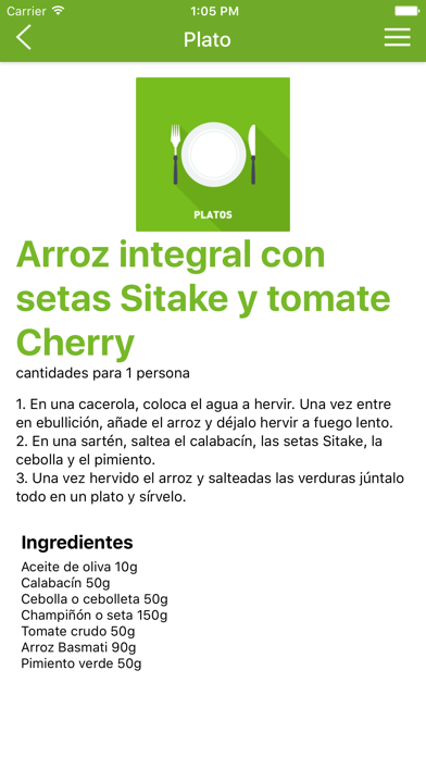 Miequipodedietistas Screenshot