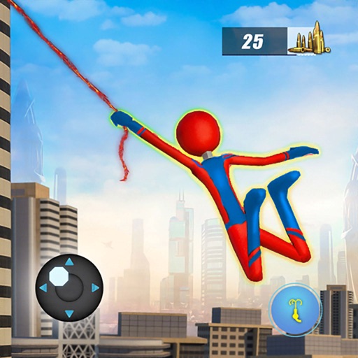 Stickman Rope Hero City iOS App