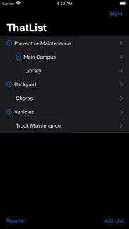 thatlist iphone screenshot 2
