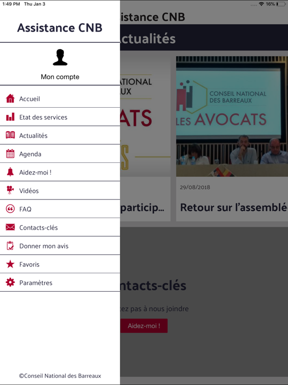 Screenshot #5 pour Assistance CNB
