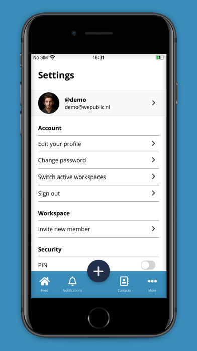 Stakeholder Engagement Tool Screenshot