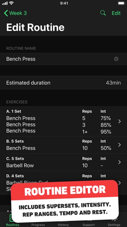 HeavySet - Gym Log Workout screenshot-3