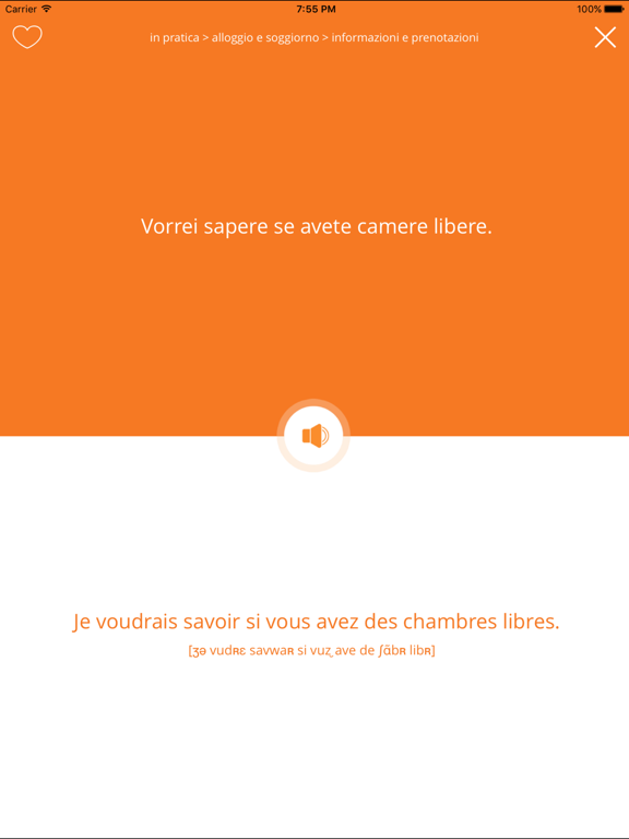 Screenshot #6 pour Parole in viaggio - Francese