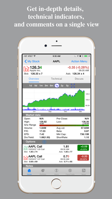 Screenshot #2 pour Stocks Pro : Real-time stock