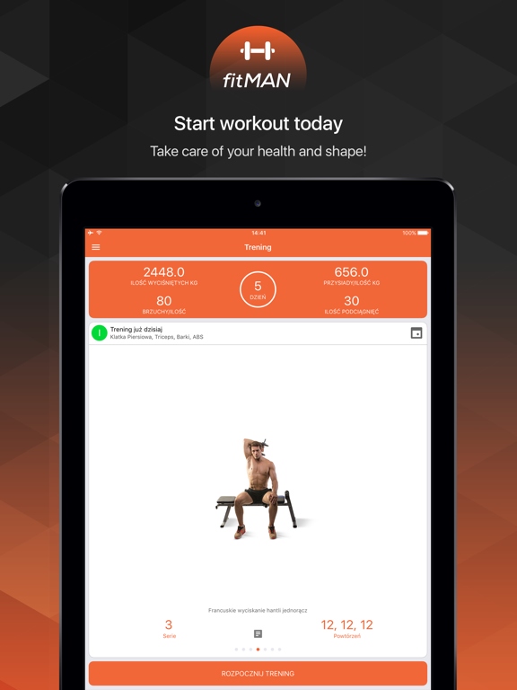 Screenshot #5 pour Workouts - Fit Man training