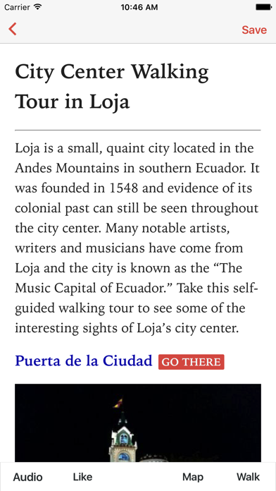 Screenshot #1 pour City Center Walking Tour