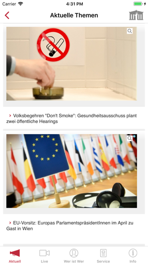 Parlament Österreich(圖2)-速報App