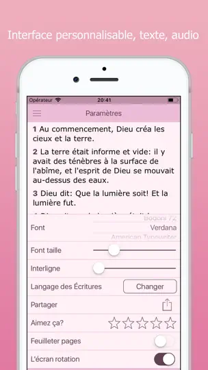 Capture d'écran de La Bible Pour Les Femmes sur iPhone 5