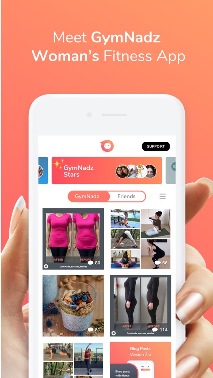 Gymnadz - Women's Fitness App screenshot-0
