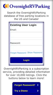 How to cancel & delete overnight rv parking 2
