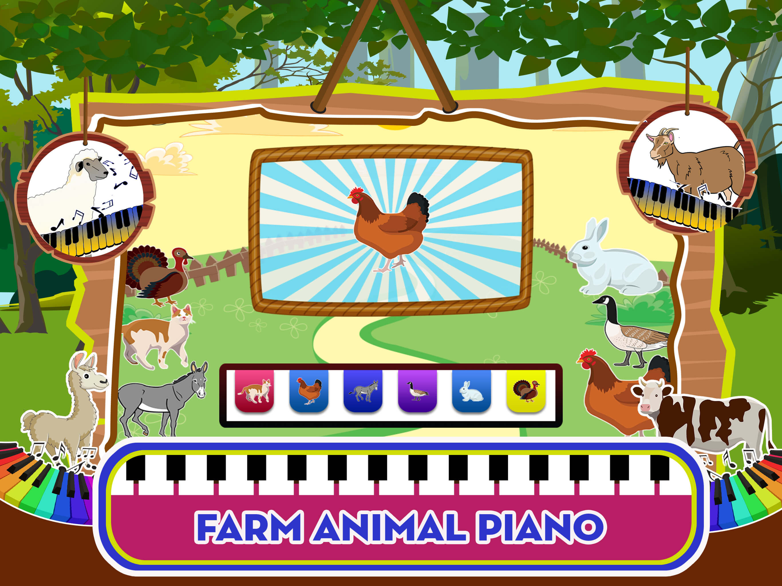 Baby Piano Animal Sounds Games screenshot 10