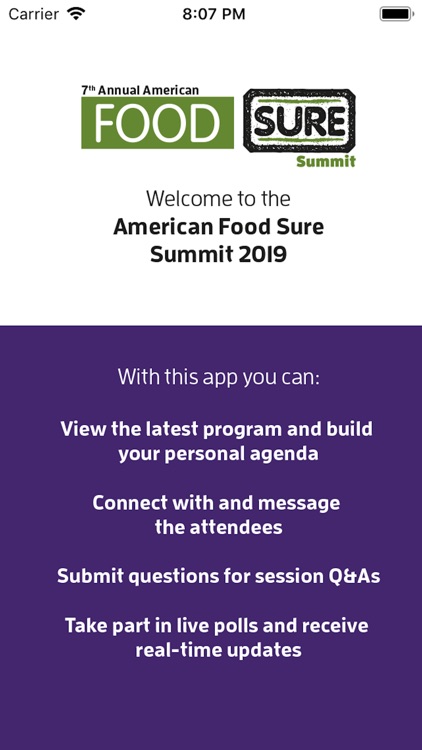 American Food Sure Summit