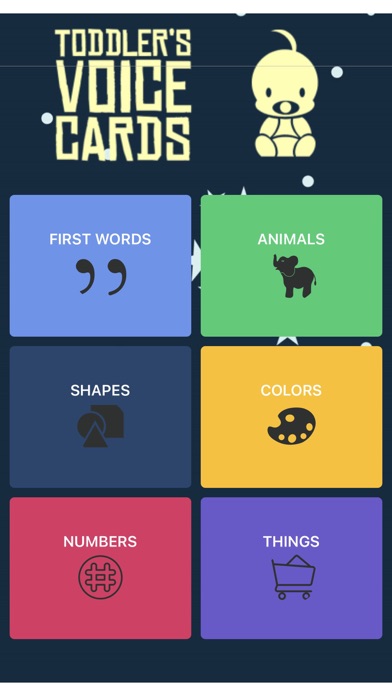 Toddlers Voice Cards Screenshot