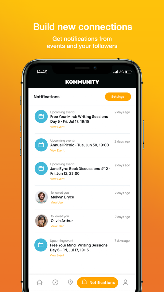 #6. Kommunity Events (iOS) Podle: Moneo Software Inc.