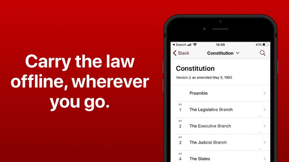 #8. LawStack: CFR,USC,Statutes,Law (macOS) 由: Tekk Innovations LLC
