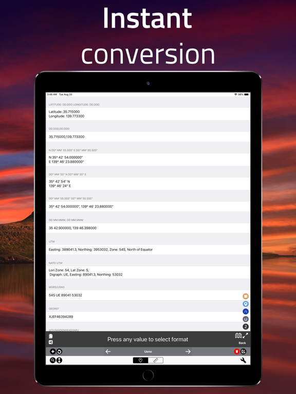 Coordinates - GPS Formatter screenshot 3