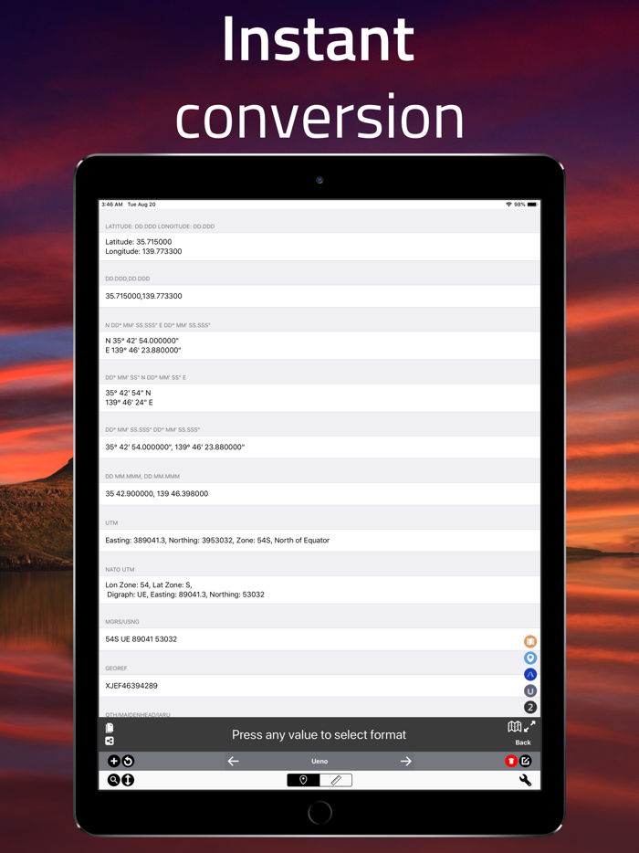 Coordinates - GPS Formatter