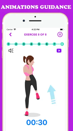 30 days workout for women screenshot 4