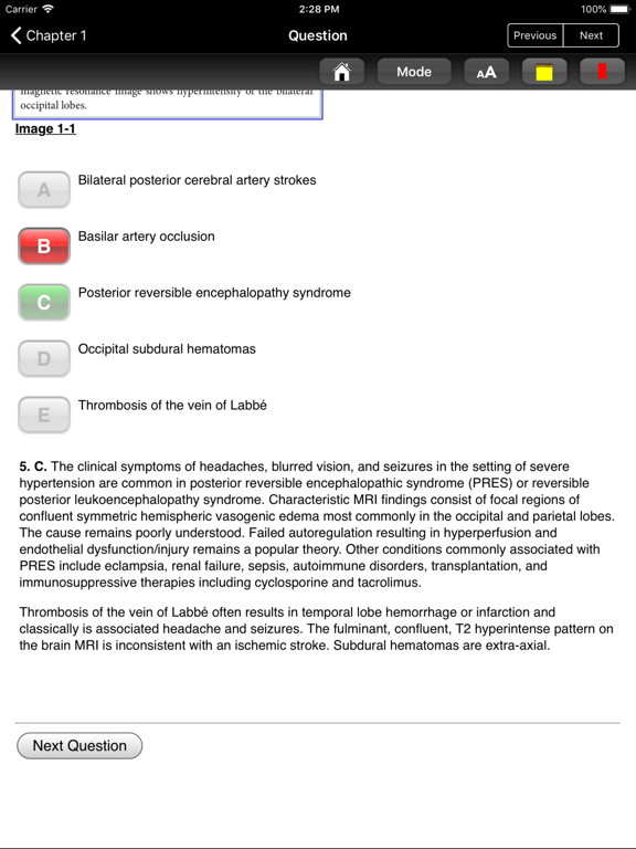 The NeuroICU Board Review iPad screenshot 4 - Medical app