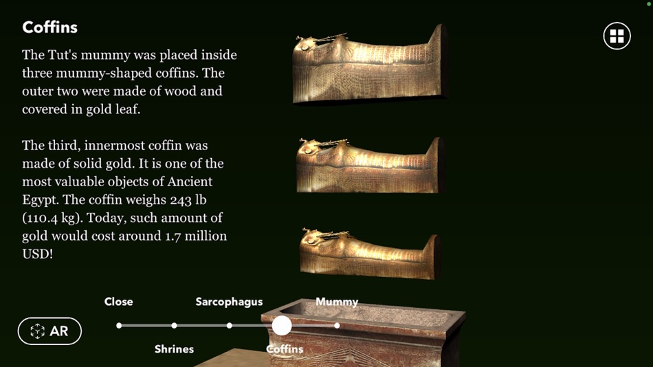 #5. Tutankhamun AR (iOS) Podle: CRAYON BOX Inc.