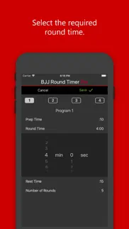 bjj round timer pro iphone screenshot 4