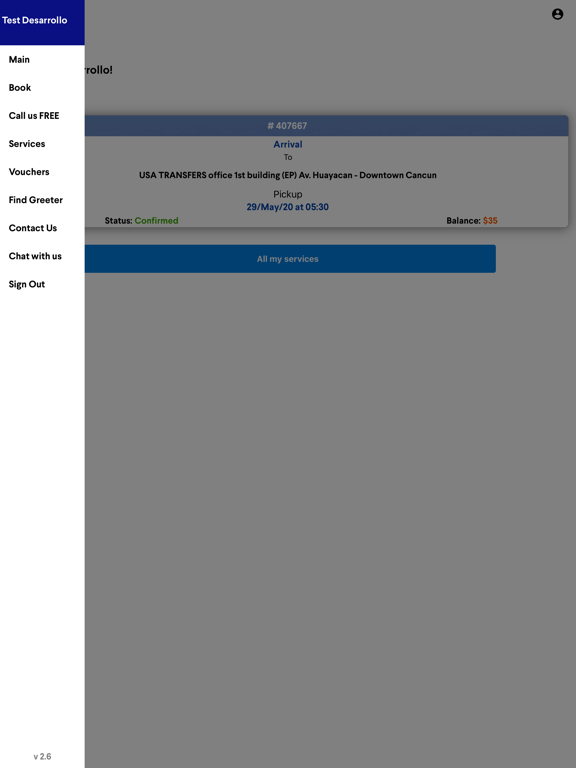 Screenshot #6 pour USA Transfers Clients