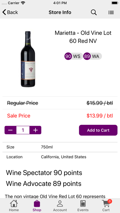 Jacob Liquor Exchange Screenshot
