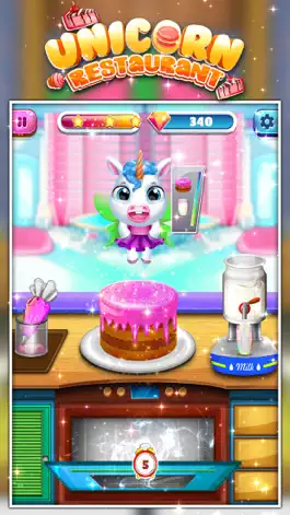 Game screenshot Unicorn Cooking Mania Games apk